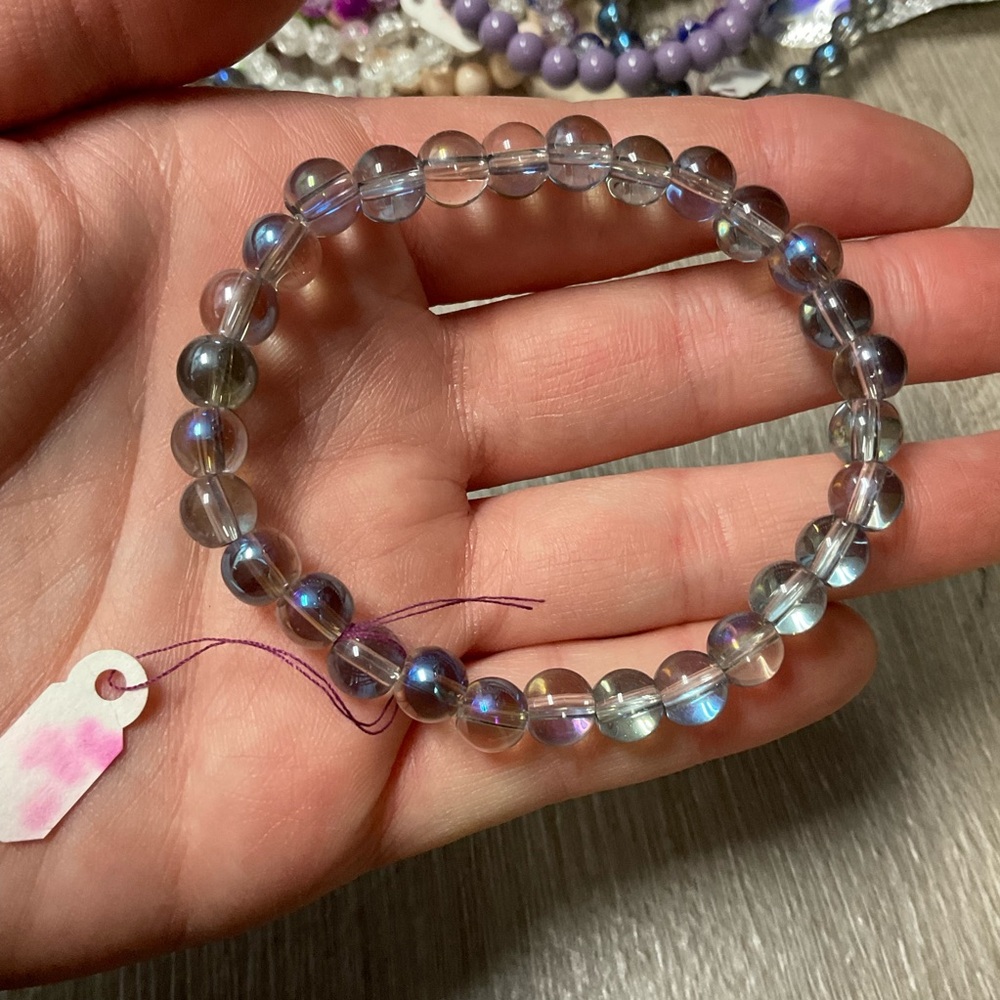 Iridescent Beaded Bracelet